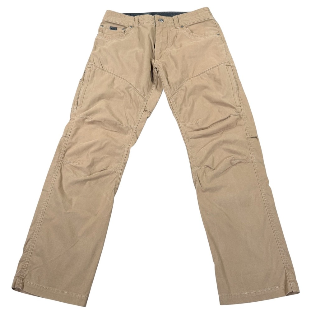 KUHL Men's Pants 30x30 Tan Khaki Hiking Outdoor Utility Workwear Stretch Cargo